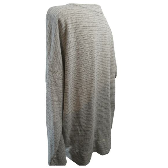 Aerie Juniors Medium Crew Neck Textured Sweatshirt Oversized Minimalist - Picture 3 of 6